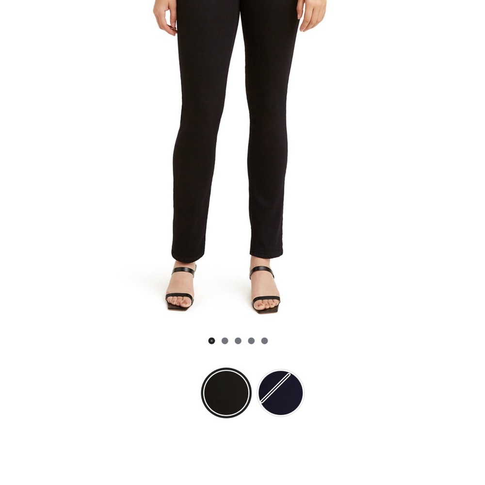 Levi's 312 Shaping Slim Size 27 Women's Straight Leg Jeans - Black
